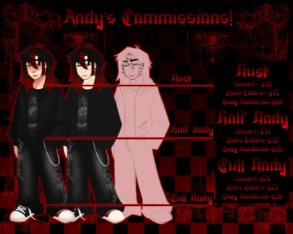 Andy ⊬ || COMMISSIONS OPENED ‼️ tweet media