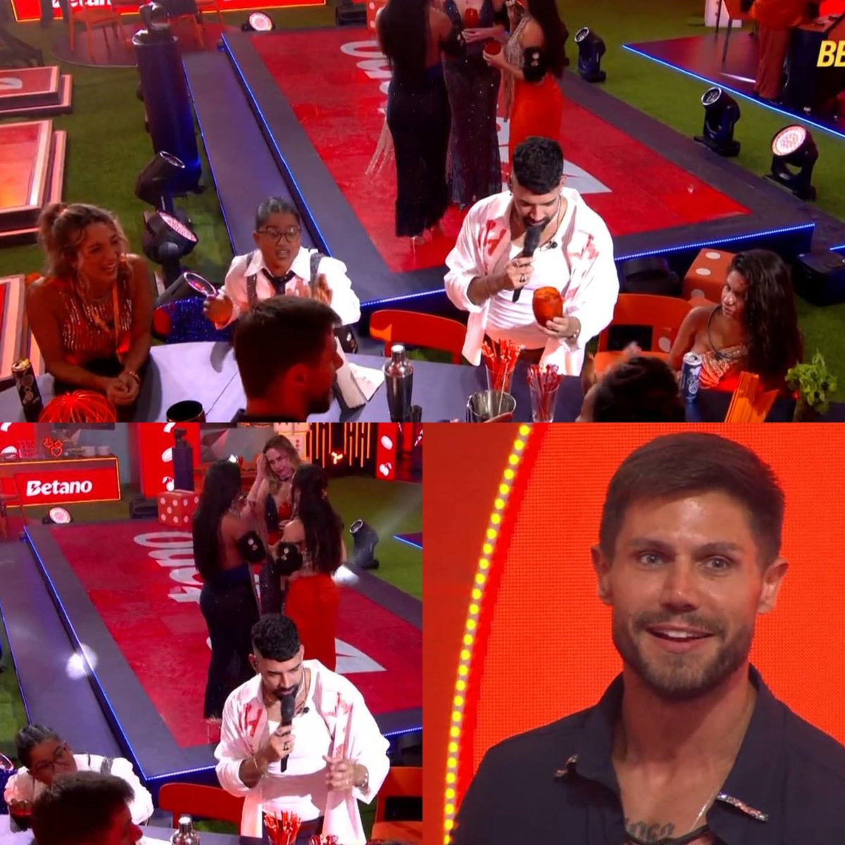 Meu Deus, que vergonha alheia! A Milena procurando confusão com o Jonas na frente do cantor Dilsinho, ele tentando contornar a situação e ela sem parar de falar. Ele ainda disse “eu vim aqui pra cantar”. O povo pedindo desculpas a ele…