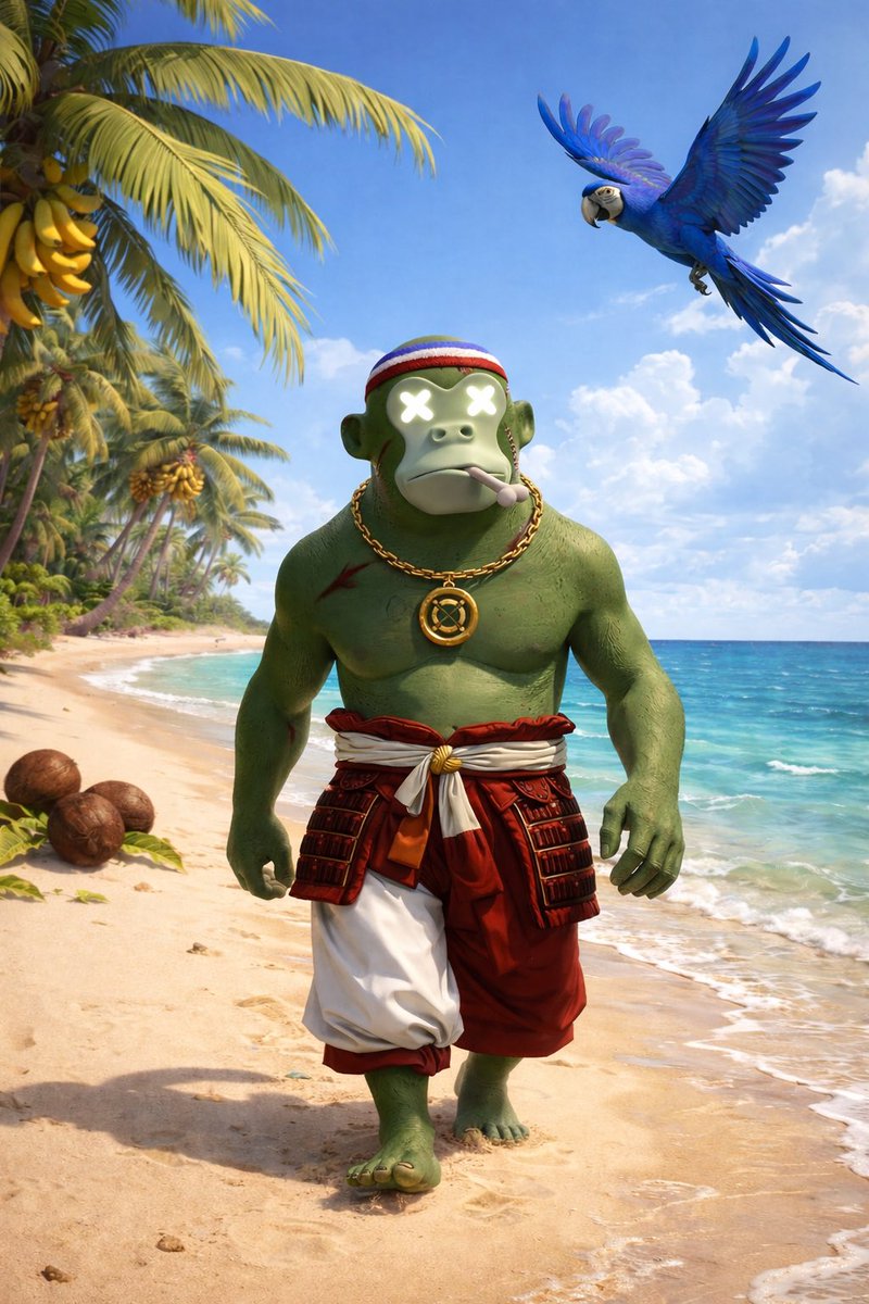 GM 🌴🔥

Rising with island discipline and samurai energy.
Feet in the sand, mind on the mission.