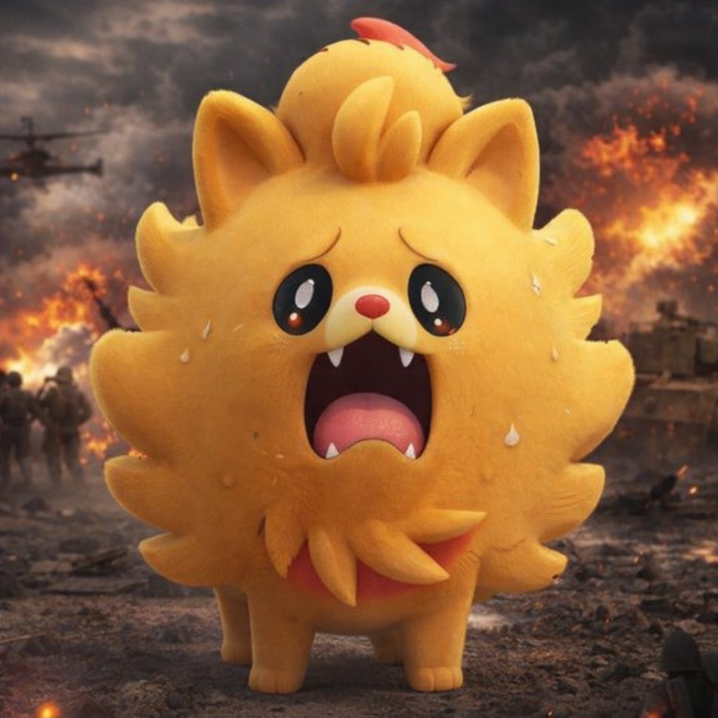 Junior_dot_'s tweet photo. $Pombon doesn't want war ! https://t.co/e7vrIySP96