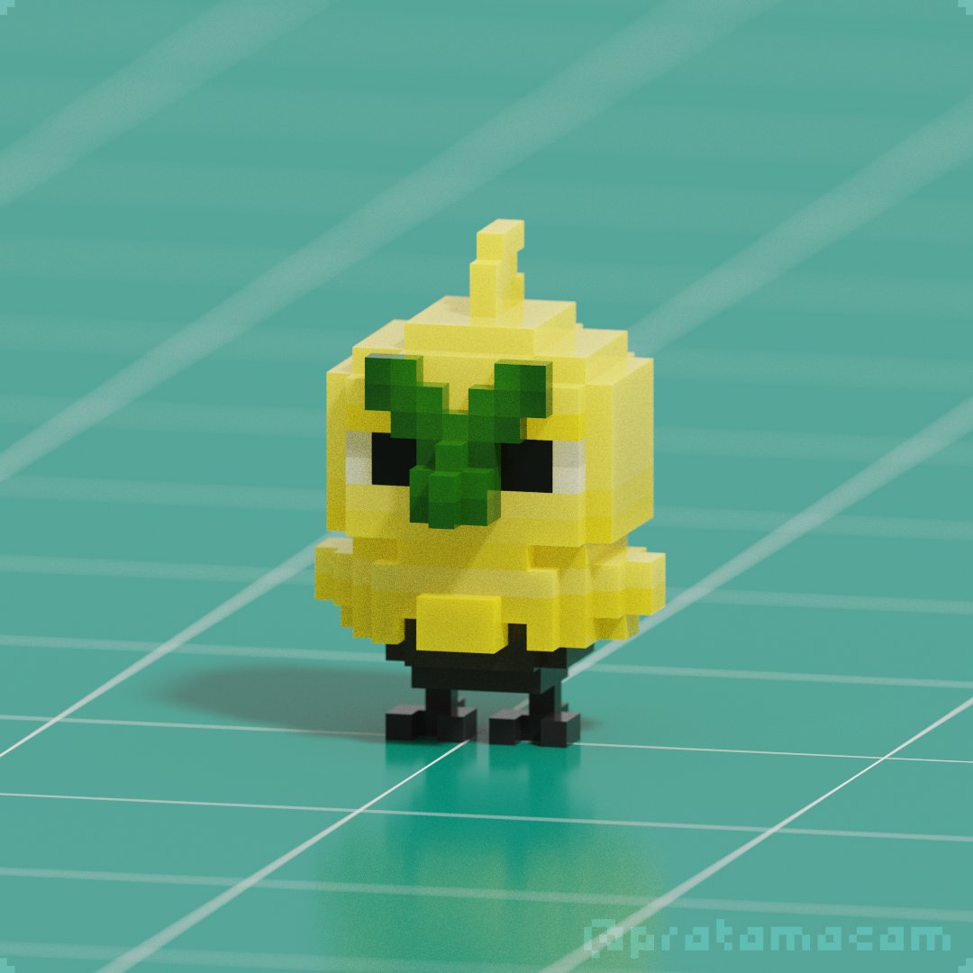 pratamacam's tweet image. Voxel Gen 10 Pokemon starters
#PokemonWindsWaves #browt #pombon #gecqua