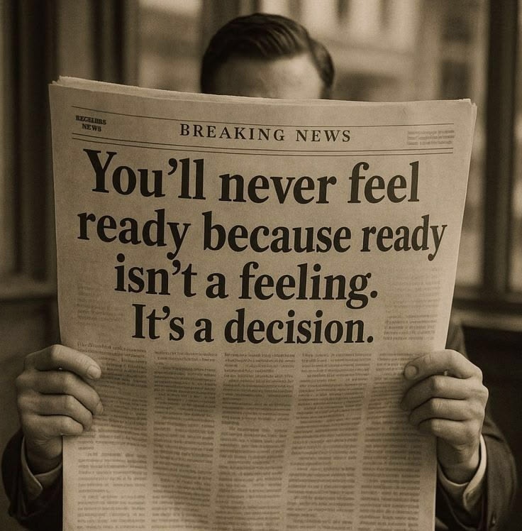 DearS_o_n's tweet photo. "One day" is a dream. "Day one" is a decision. https://t.co/vTFFmjcYEG