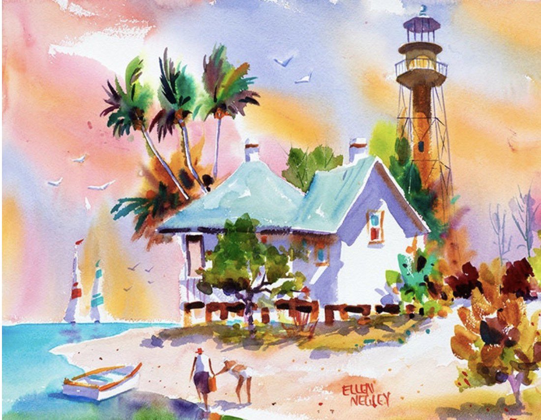 Negley Watercolors 🌴 tweet media