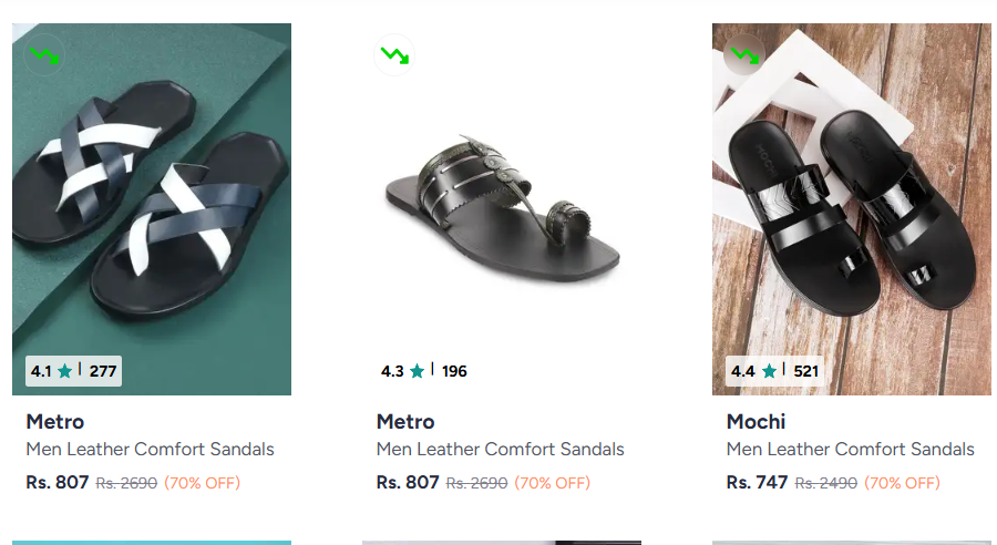 Metro Mochi Comfort Sandals at 70% Off

myntr.clnk.in/zqjK

#metro #mochi #sandals #deals