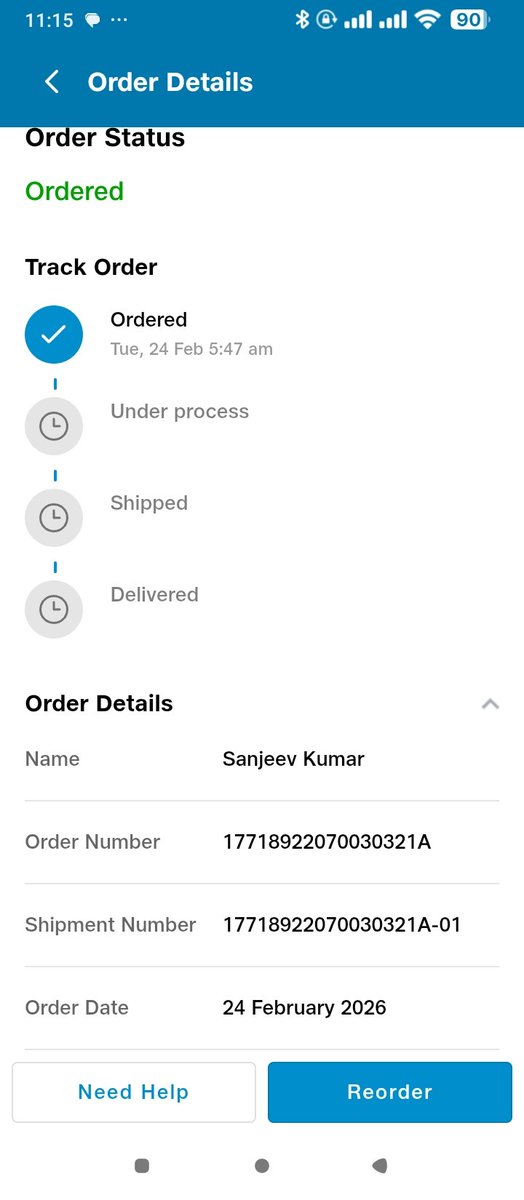 sanjpco's tweet photo. @JioMart_Support Ye oder na to cancel ho raha or na hi delevar https://t.co/QrnhQkty0p