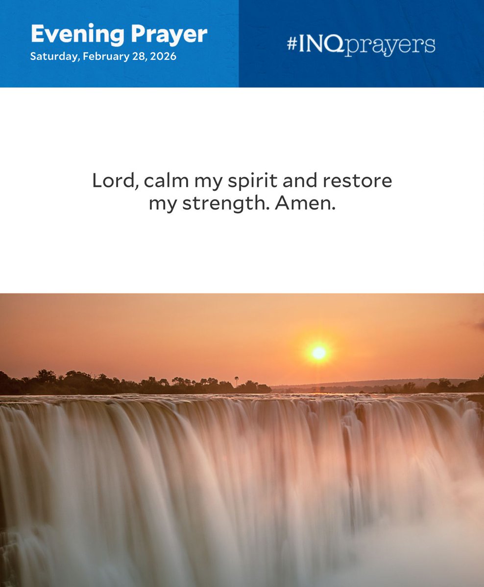 inquirerdotnet's tweet photo. Today's Evening Prayer. #INQPrayers https://t.co/qFKbYs9y8u