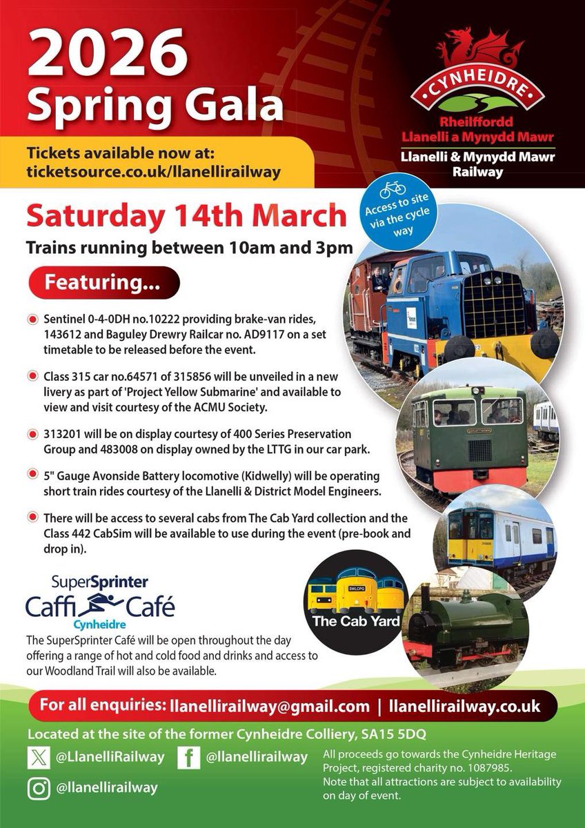 Llanelli Railway tweet media