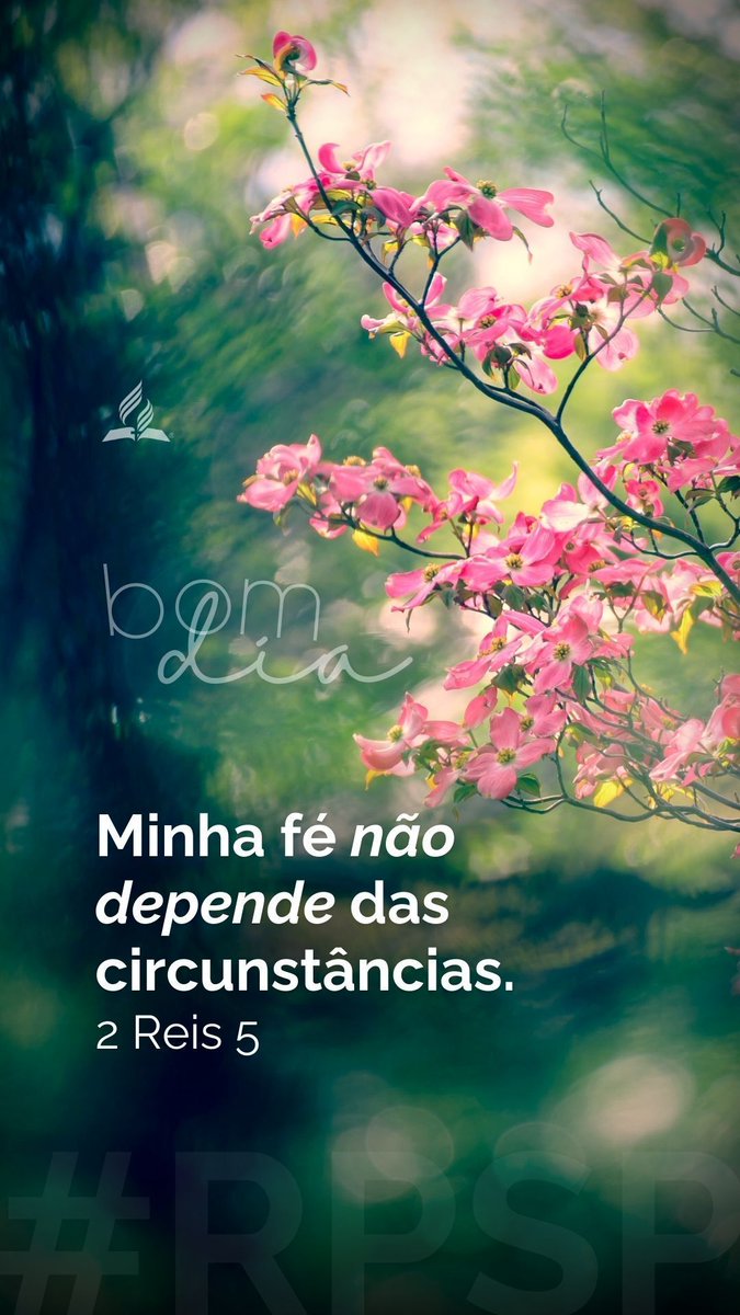 As circunstâncias mudam, mas minha fé permanece. Não é o que acontece ao meu redor que define quem eu sou em Deus.

👉 Escolha permanecer firme hoje.

💬 Comente: *“Minha fé permanece.”*

📖 🎧 adv.st/reavivadospors…