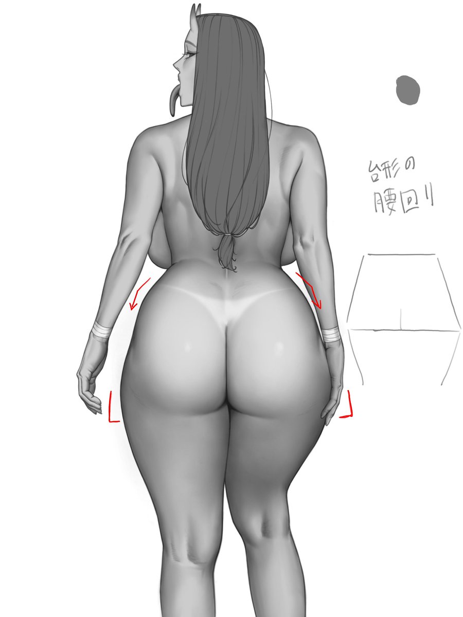 個人的に思う「重厚感のある腰回り」のイメージ
身体のフレームに対してワンサイズ、ツーサイズ上の骨盤が入ってて内側から下半身のアウトラインを押し広げてる的な…(伝われ) 