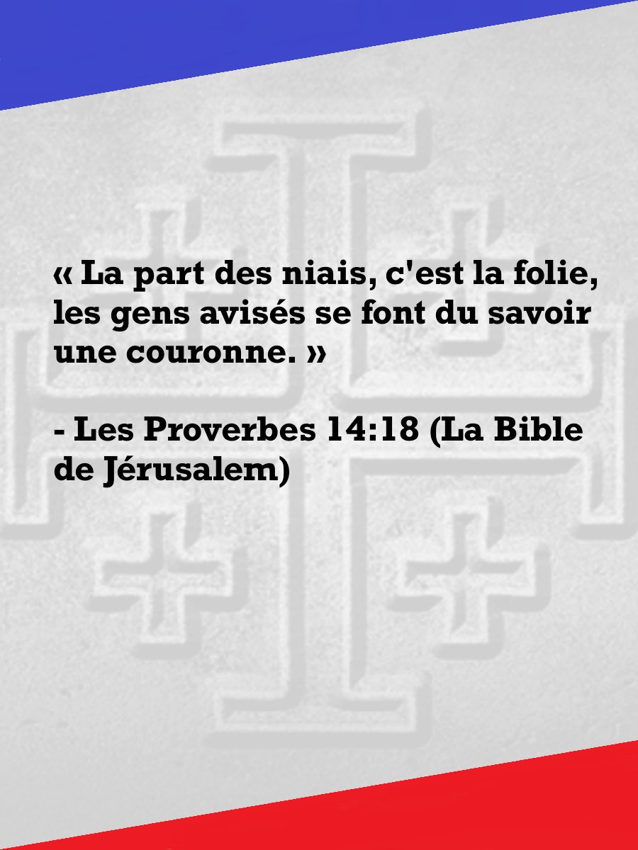 levincentkrohn's tweet photo. Proverbe du samedi🙏

#proverbes #labible #christroi #citationsinspirantes #vertuetfortune https://t.co/qqX0lEztZe