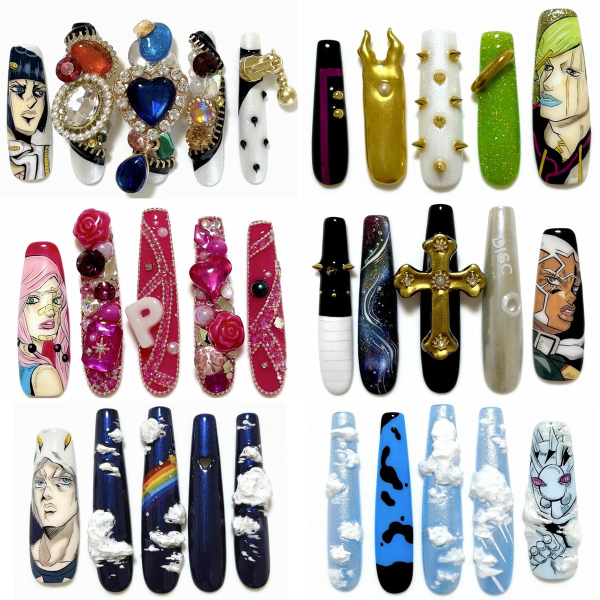 今月作ったネイルチップ 今月もたくさんつくりました(っ'-')╮=͟͟͞͞ 💅