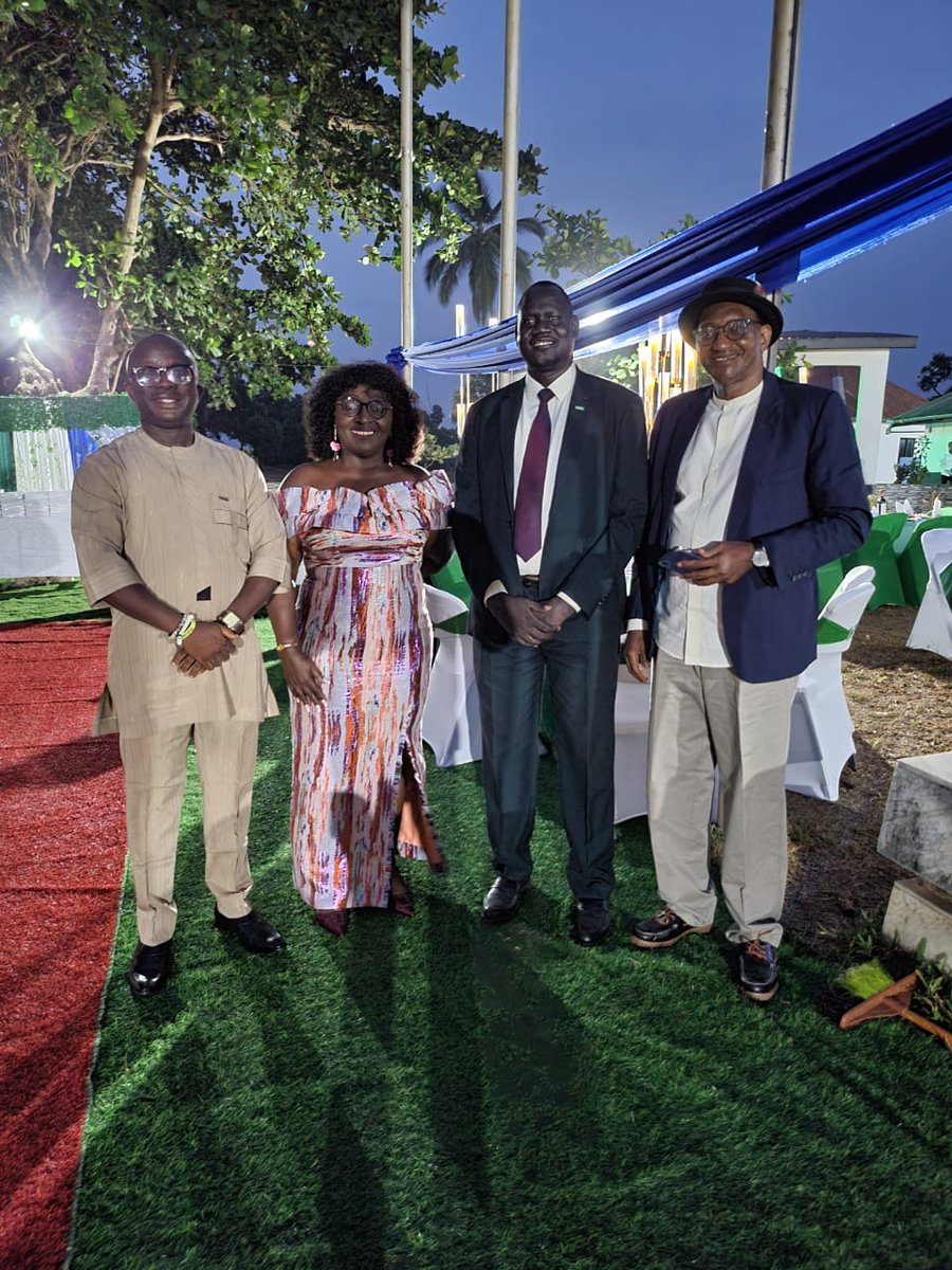FaweSLeone's tweet photo. The FAWE National Coordinator, Mr. Joseph Alpha Kamara, received an Award of Excellence for Outstanding Contribution last night at Freetown Golf Club Best Performing NGOs during the NGO Day Celebration organized by MoPED and SLANGO.
#NGOWeek2026
#40BestNGOs
#Fawesl
#FAWEAfrica https://t.co/L8c4tznEAn