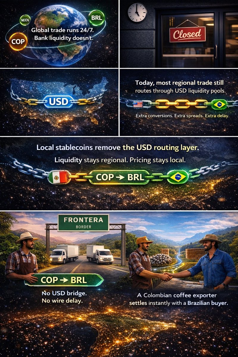 liquidity shouldn’t depend on USD routing.
local stablecoins keep pricing local and settlement instant.
<a href="/KiiChainio/">KiiChain</a> #LocalCurrencyLiquidity