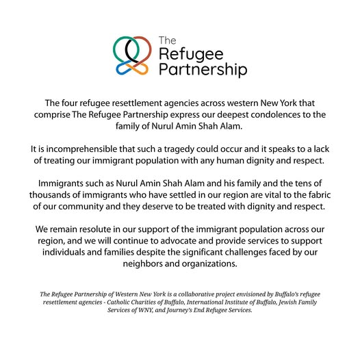 Immigrants are vital to the fabric of our community. They deserve to be treated with dignity and respect.