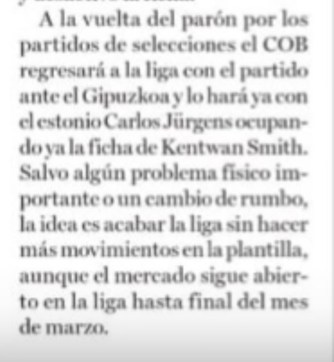 Si esto es así, la vendida de humo de la directiva de <a href="/COBSAD/">Cloud.gal Ourense Baloncesto</a> es tremenda, aunque ya no sorprende. Tardas semanas en hacer un fichaje y ahora dejas salir al tio con más recursos ofensivos en su posición cuando hay un descarte deportivo evidente como Huguet. Equipo debilitado 😡