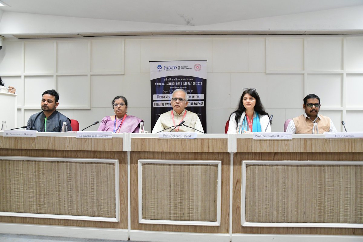 CSIR-NIScPR tweet media