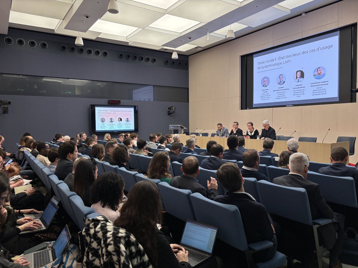 TOUZETalexandre's tweet image. Très heureux d'animer une table ronde sur ies usages du #LAPi (caméras dotées d'un dispositif de lecture automatisée des plaques) au Sénat à l'invitation du Sénateur Pierre-Jean Rochette. Un dispositif utile contre la #criminalitéorganisée (#narcotrafic, ...), le #terrorisme, ...