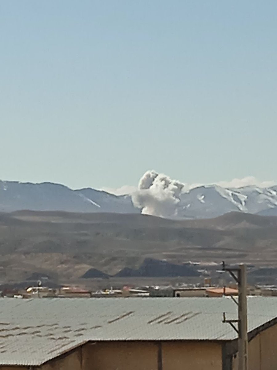 hey_itsmyturn's tweet photo. Well, the BM launcher from the quoted tweet is gone. 
#IAF 🇮🇱  airstrike, Zanjan, #Iran https://t.co/lJWqckGehl