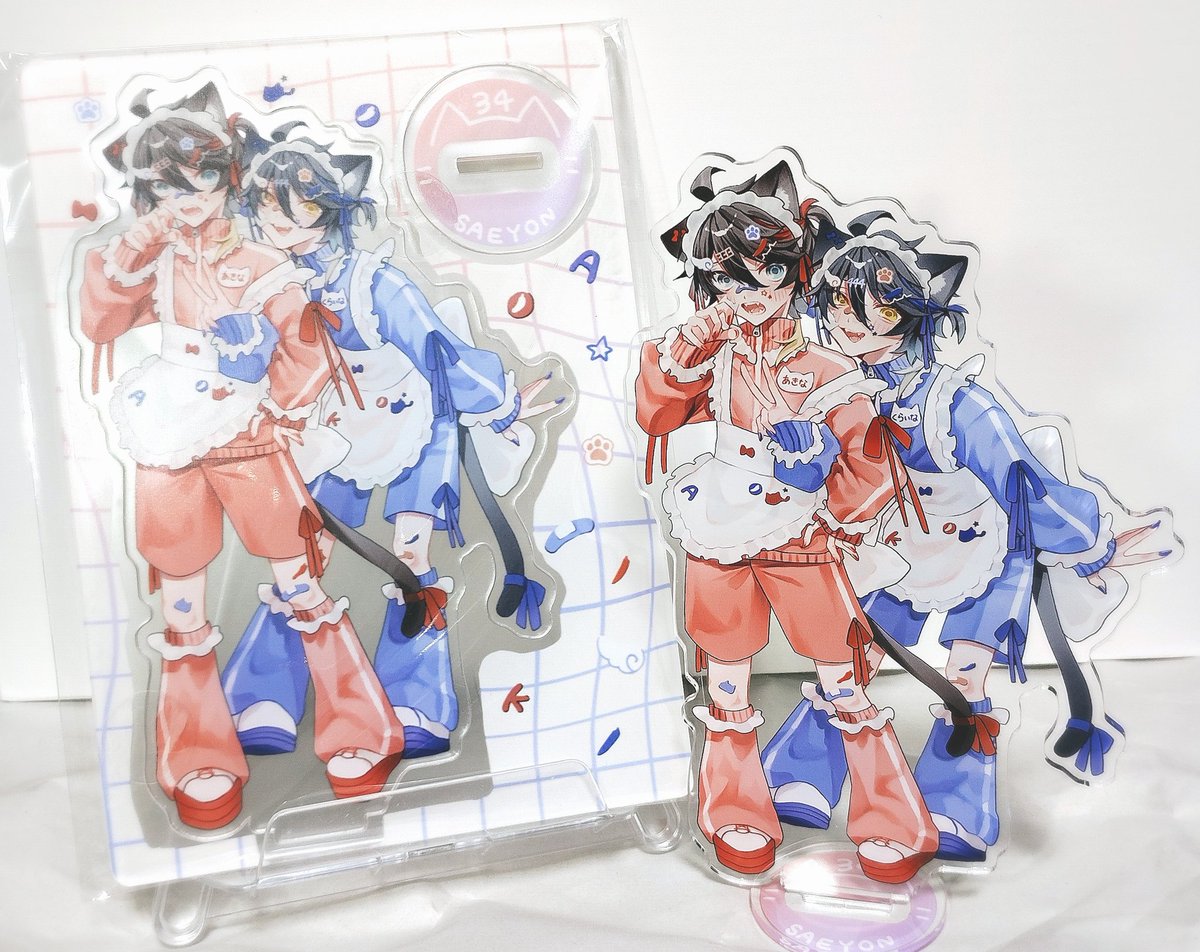 3️⃣4️⃣チェキ風トレカとアクスタが届いたぞ〜 とてもきゃわです