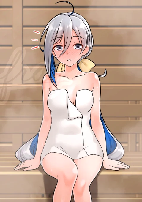 (本当は29日だけど)清霜進水日なのでサウナ清霜再掲(◜ᴗ◝ ) #清霜進水日 #艦これ