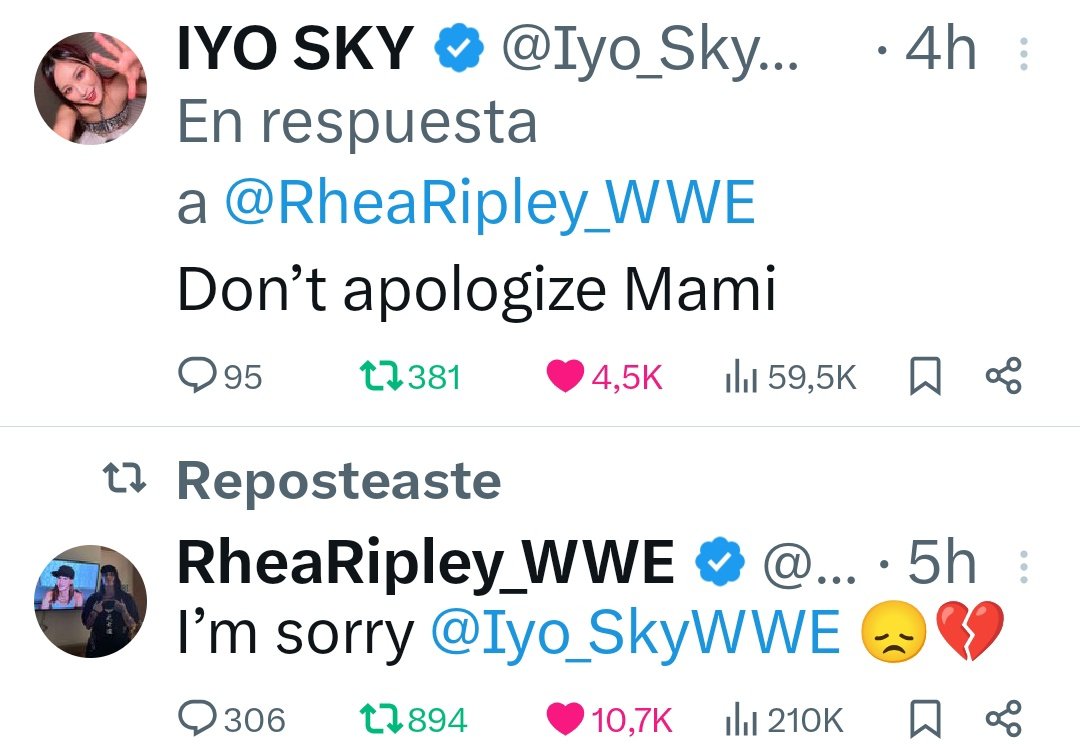 neo9holic7's tweet photo. #RHIYO IS FINE!!! ❤️ WE CELEBRATE!!!

Now we start supporting Rhea on winning Elimination Chamber tonight and Iyo going after the US champ and THEN they will win the tag team champs AGAIN being double champs.

I had a moment down last night but here we STILL TRUST!!! https://t.co/KtQSDfqYyW