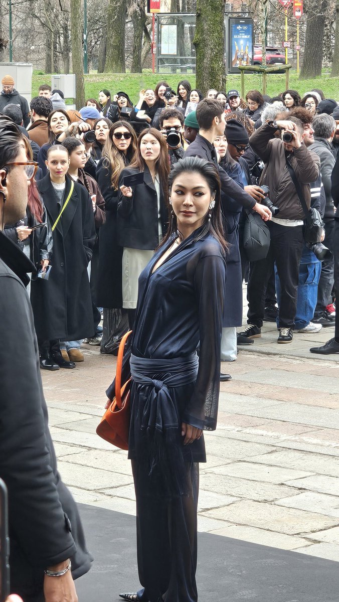 im_myouison2's tweet photo. If "Tell the Devil I'm busy" is a person, she definitely looks like this 🔥

FAYE AT MFW X FERRAGAMO
#FerragamoFW26xFaye https://t.co/7b686s5Mfa