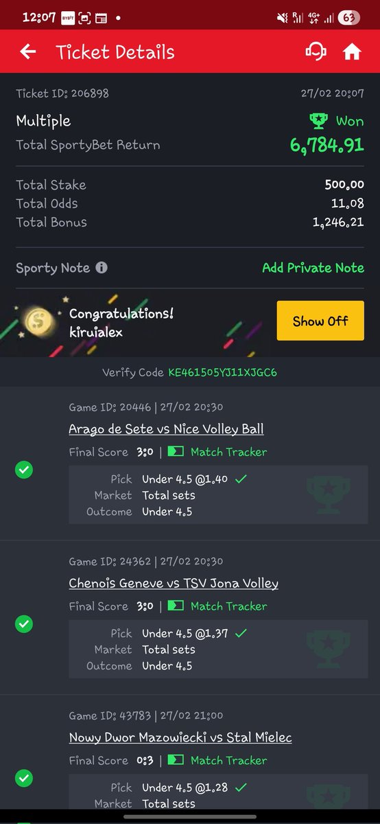 One cut but rebet won