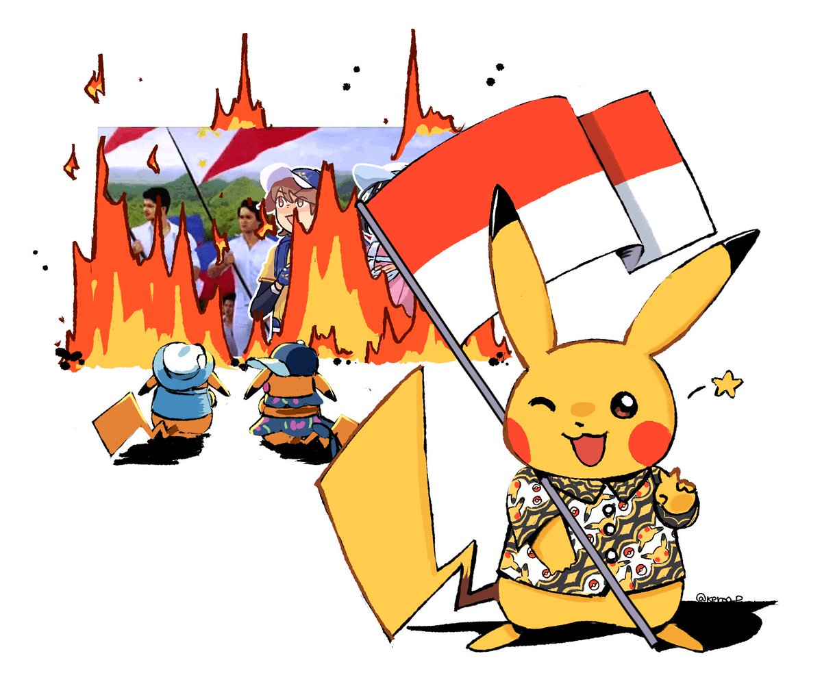 ok guys let's all become INDONESIANS this year instead #PokemonWindsWaves