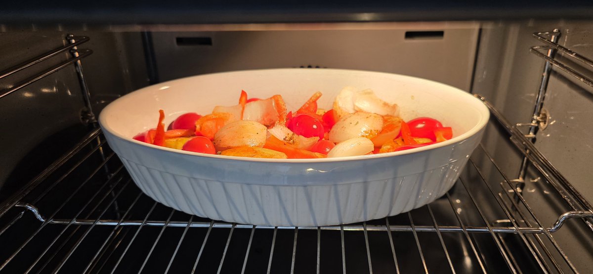 oven vegetables, baking in the oven, pureeing, vitamin bomb for my children