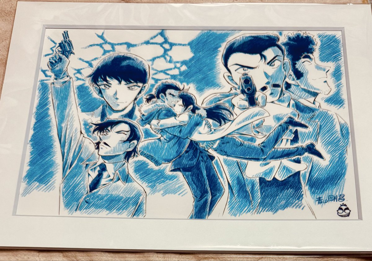 届きました 劇場版最新作公開記念 名探偵コナン 複製原画 『#隻眼の