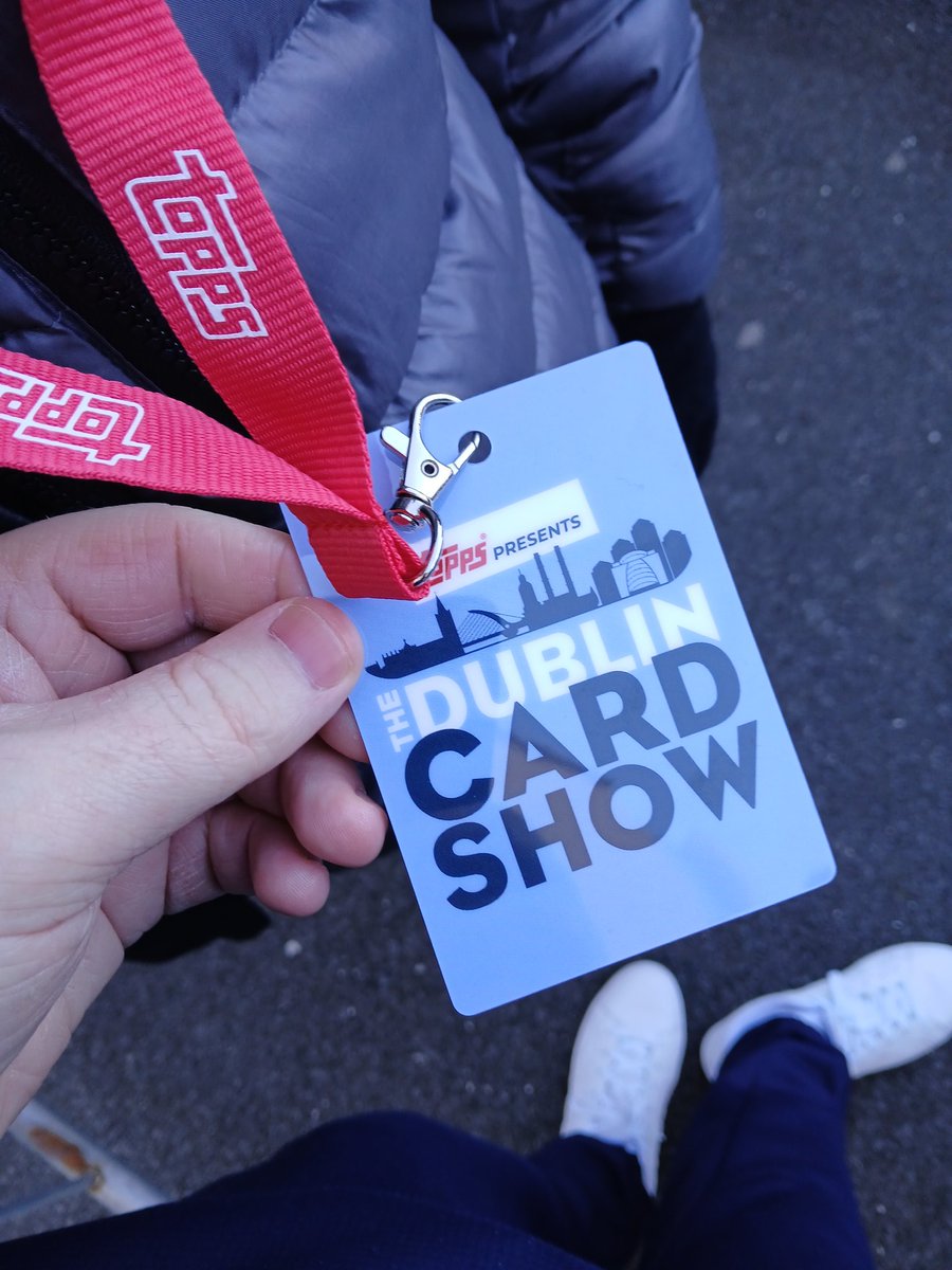 #DublinCardShow at the ready
