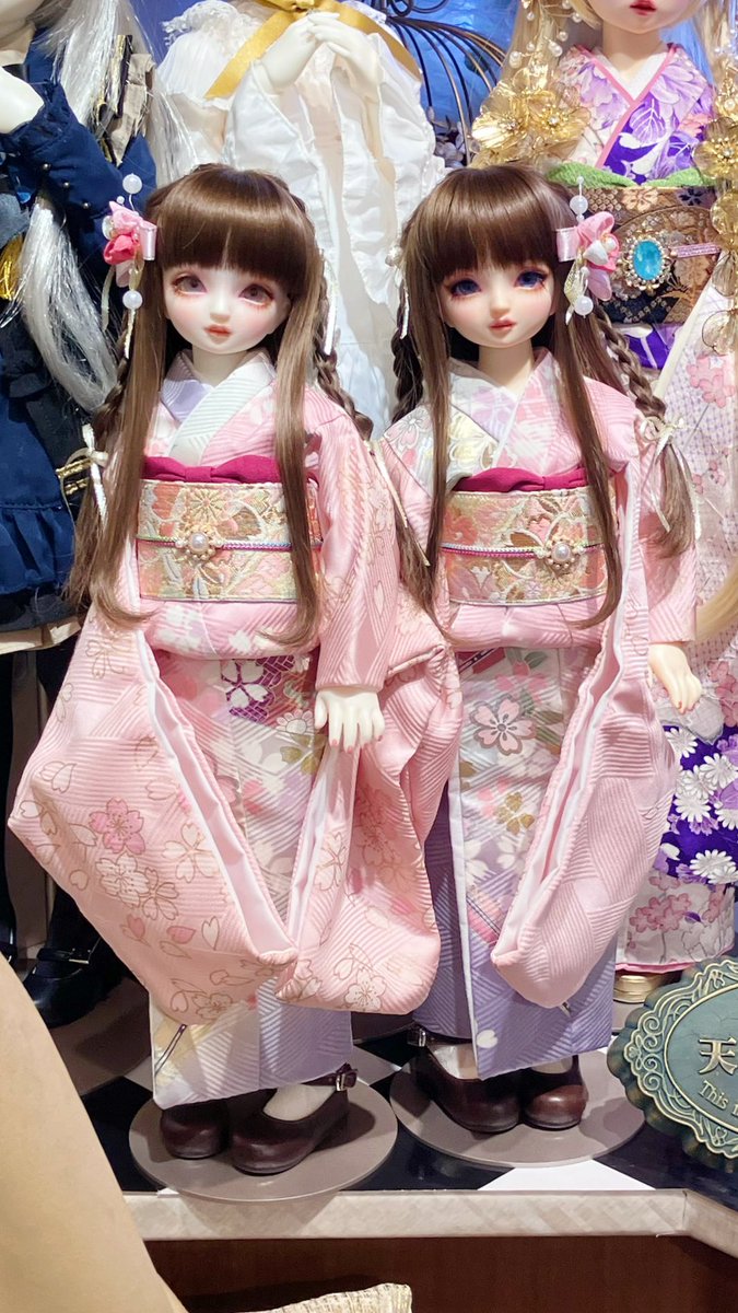 juria_doll_'s tweet photo. 先々週の撮影会に双子でお着物で参加しました👘✨
おめでとうございます🎂

#SDハッピーバースデー https://t.co/03NWPRc6C9