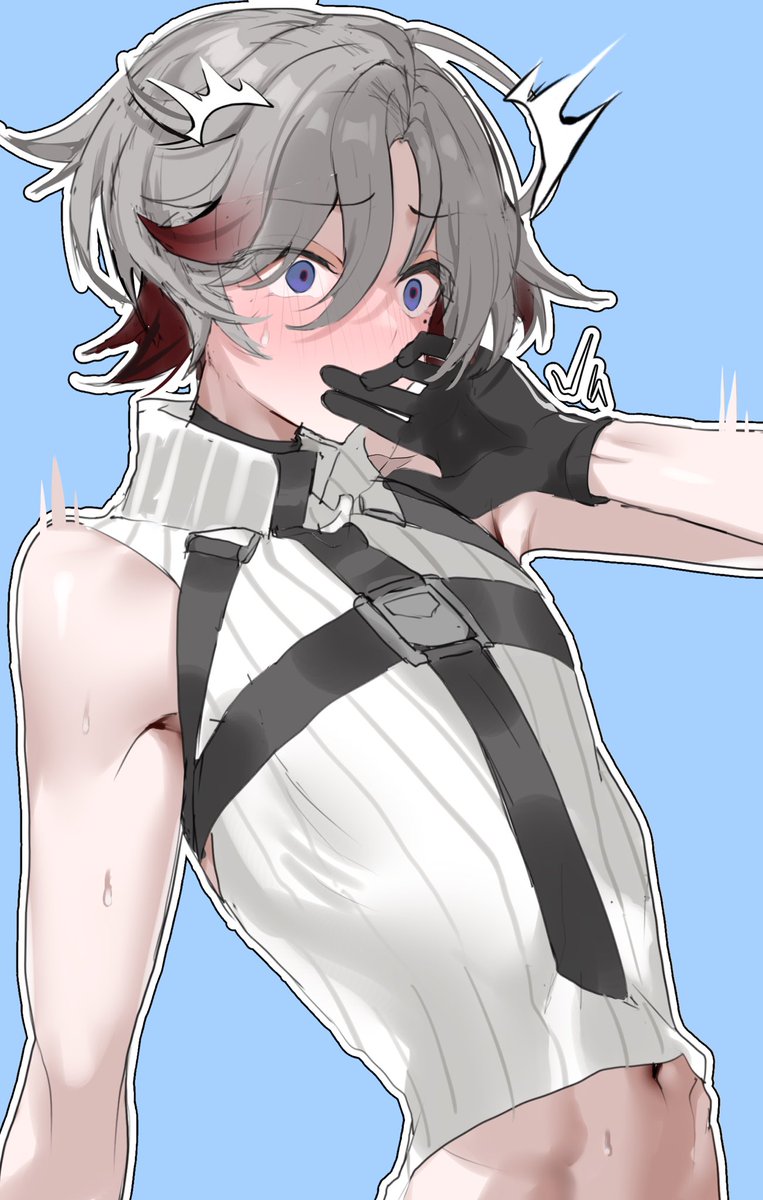 息抜きに描いたイルーガくん