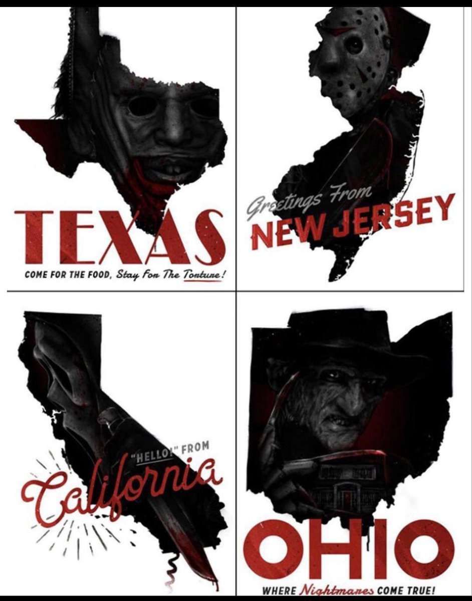 FreddyKruegerDB's tweet photo. Pick your State...

(Groovy Art by Laz Marquez) https://t.co/O3AdUMgBxE