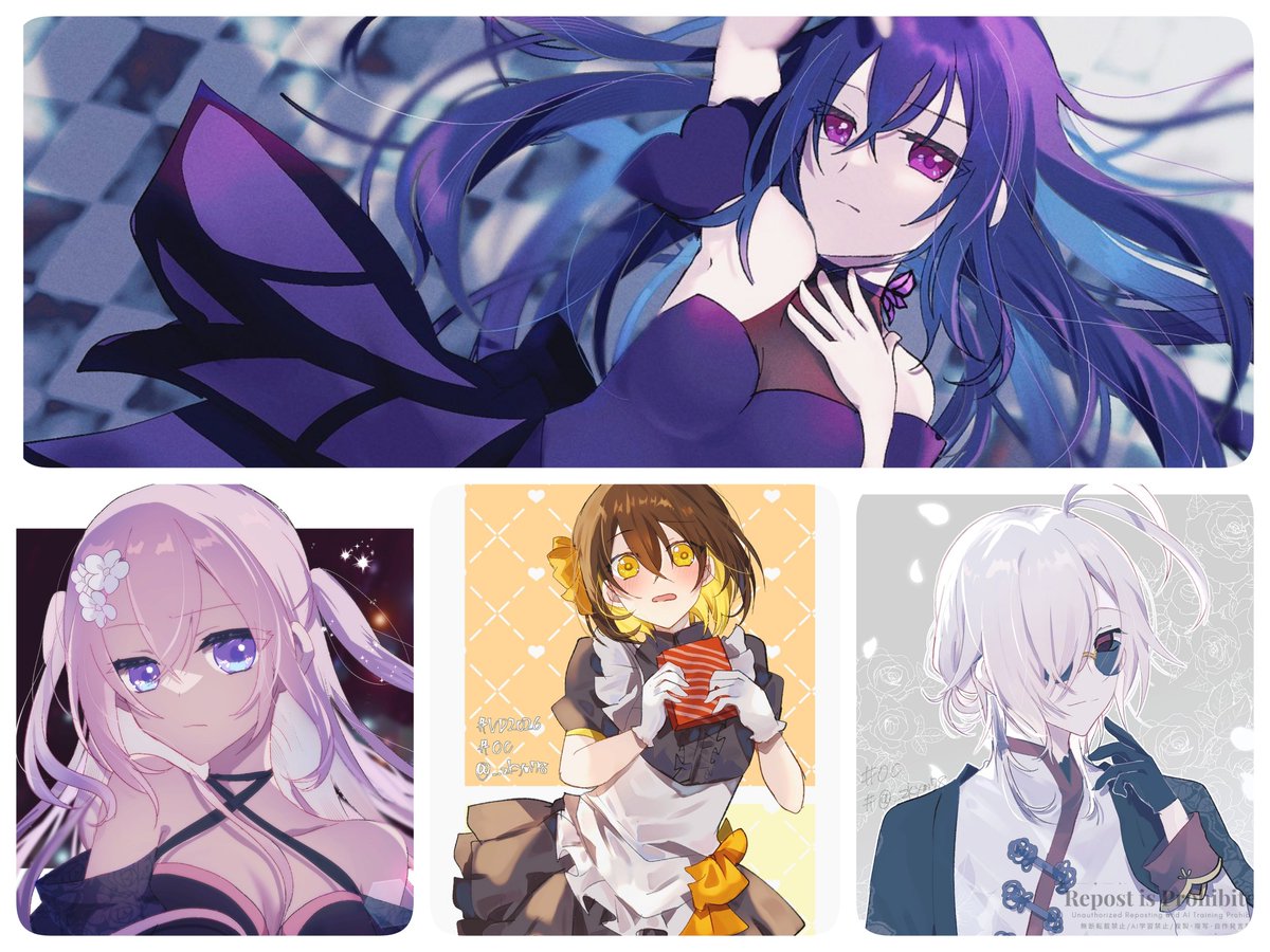 #今月描いた絵を晒そう
じそいっぱい描いた( ᐛ👐)