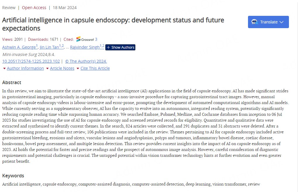 Mini-invasive Surgery tweet media