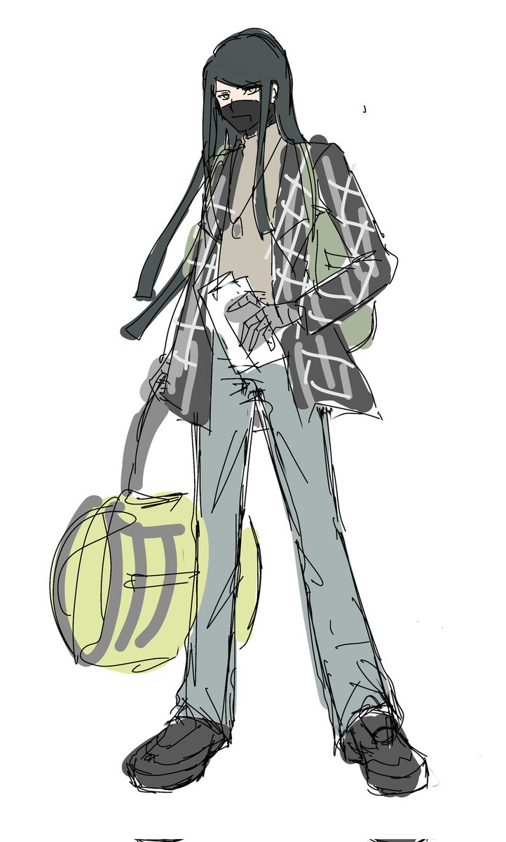 旅コラボなのに真宮寺いないの悲しすぎて自分で描こうとしてる