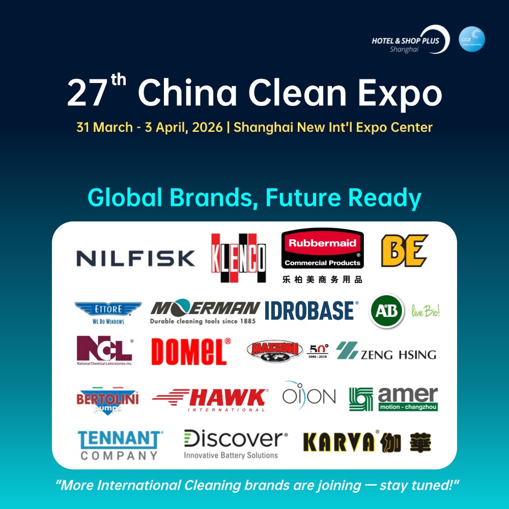🌍 Explore the International Brands Pavilion at Hall N2, featuring top-tier companies like ETTORE, IDROBASE and many others.
Ready to experience this premier global cleaning event?
🎟️ Secure your FREE ticket now: 
pse.is/8dsd3m
📅 31 Mar - 3 Apr 2026 | 📍SNIEC, Shanghai