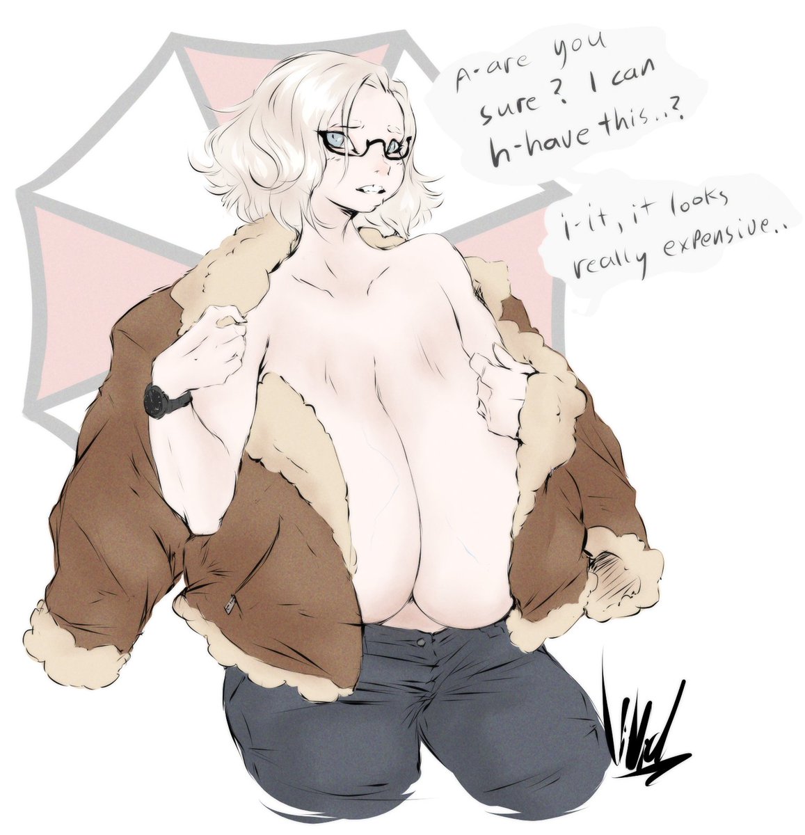 wow that T-virus vaccine sure does have some funny side effects that give you T-cups