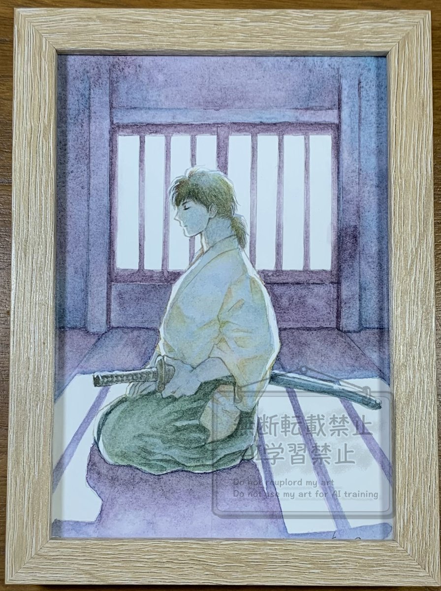 今月描いた絵を晒そう 企画展用を仕上げたのと水彩絵を探りながら描い