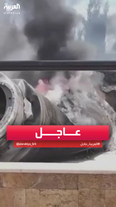 مشاهد تظهر سقوط صاروخ على منزل في العاصمة الأردنية عمان 