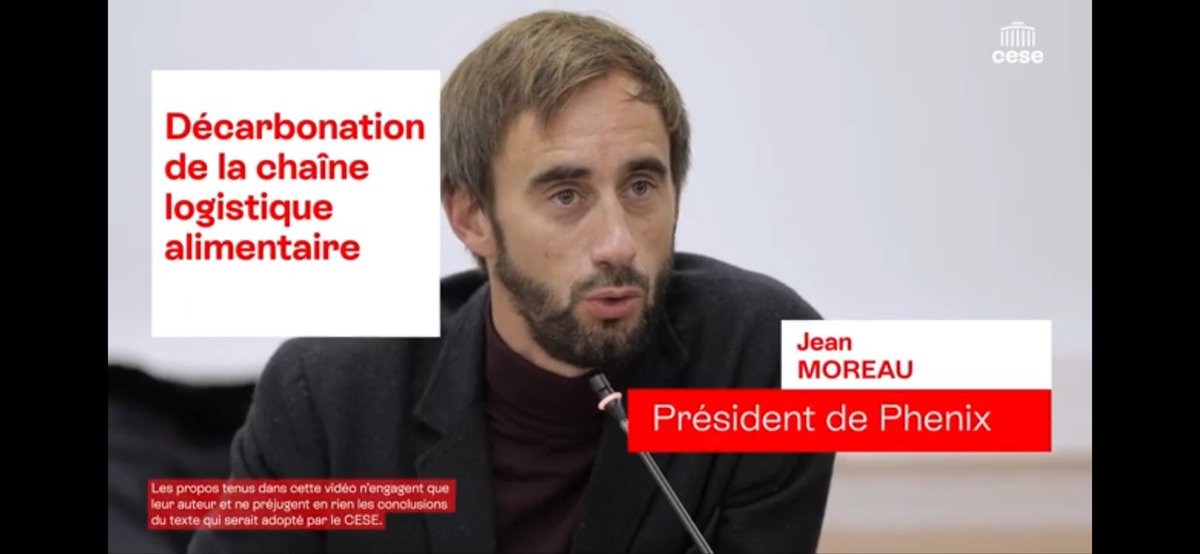 Jean_MOREAU_'s tweet photo. Ravi d’avoir contribué aux réflexions du @lecese sur le thème de « La décarbonation de la chaîne logistique alimentaire »

https://t.co/7dfZvqOEDd
#Logistique #Alimentation #SalonAgriculture2026 https://t.co/K2jDbHjt1t