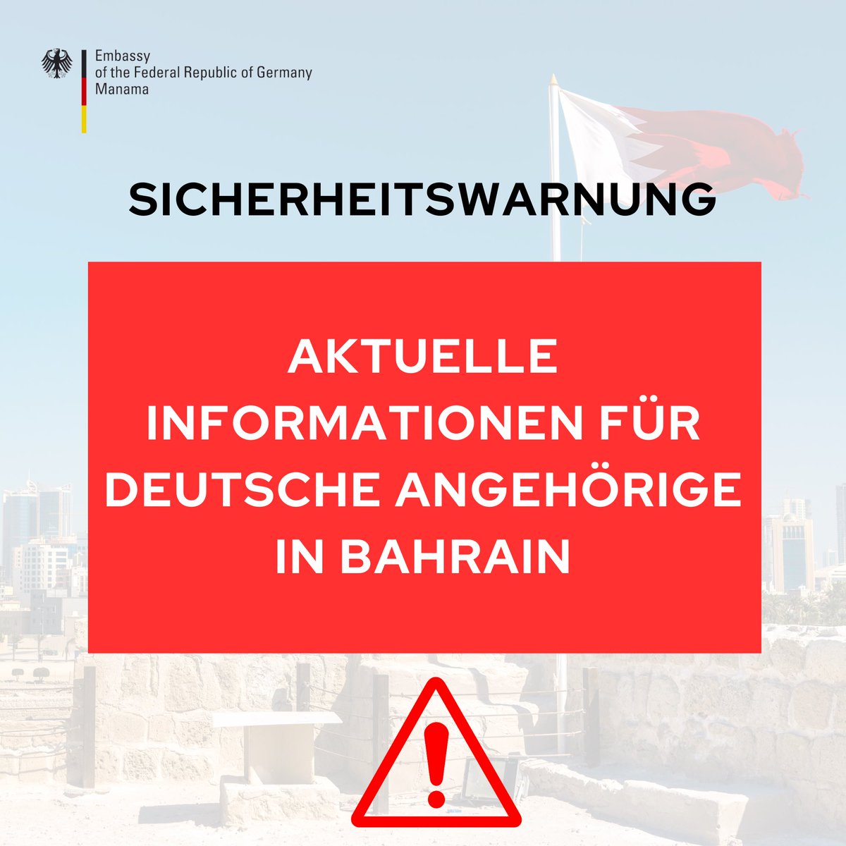 German Embassy in Bahrain tweet media