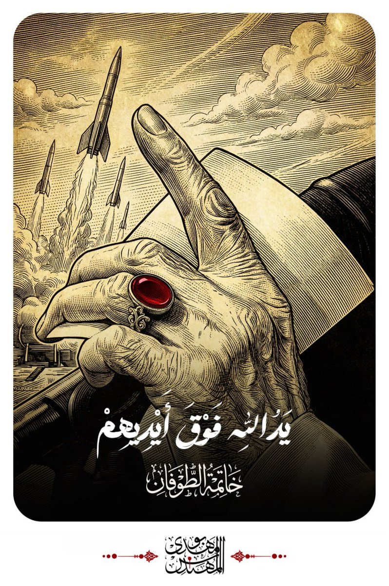 Abumahdi_com's tweet photo. 🔴 #تصميم | يَدُ اللهِ فَوْقَ أيْدِيهِمْ

#الوعد_الصادق
#خاتمة_الطوفان https://t.co/9hk9MbjxMO