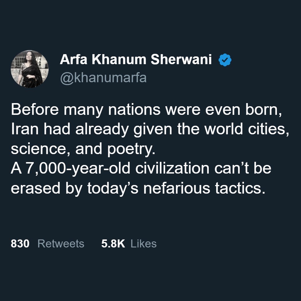 Those who regularly assert that India was born only in 1947 claim that Iran has a history spanning 7,000 years.      

Cute, isn't ???