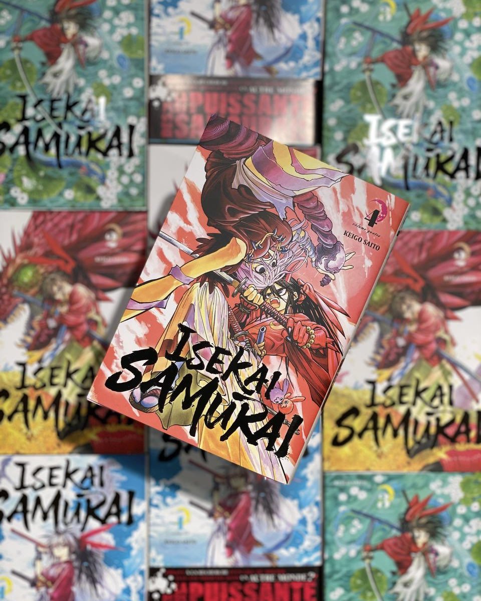 🔥 Ginko débarque à Japan Expo !

Le tome 4 de ISEKAI SAMURAI est dispo en avant-première dès maintenant à <a href="/JapanExpoSud/">Japan Expo Sud</a> ⚔️

Chargée d'éliminer le Roi Démon, Ginko trouvera-t-elle enfin la mort glorieuse qu'elle cherche ?

🗓️ Sortie le 13/03