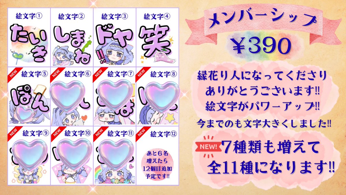 今夜新しく追加される予定の絵文字少しだけ公開🤣ハートで隠してる部分