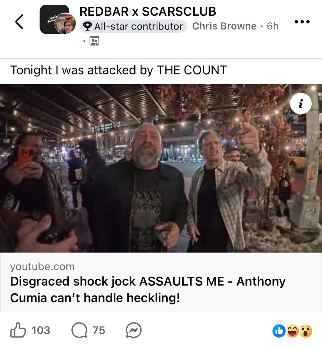 MelendezTurbo's tweet photo. @AnthonyCumia Immediately ran to the Redbar group for praise https://t.co/1Ly1EM1uYg