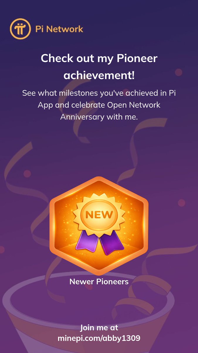 Post your badge on a social media platform (Fireside Forum, X, Instagram, etc.) using #PiOpenNetwork. After sharing, return here and submit your post link to enter the raffle.