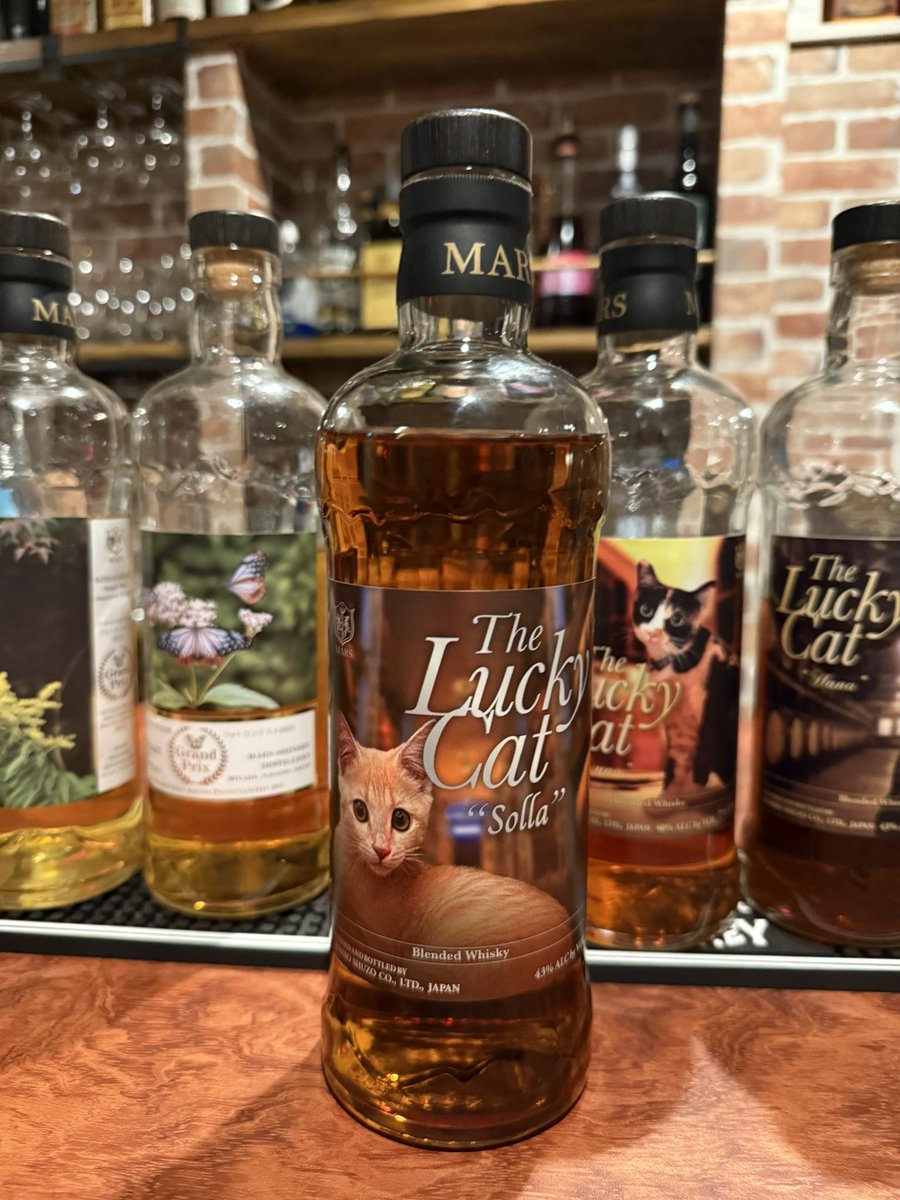 Marsウイスキー ラッキーキャットシリーズの最新作 ソラ スパニッシュ